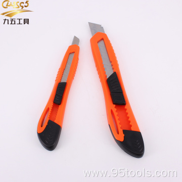 sliding lock utility knife with snap off blade